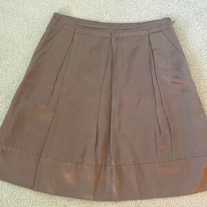 BCBG silk skirt with slash pockets
